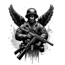 Delta Force tattoo design idea