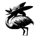 one piece do quixote do flamingo tattoo design idea
