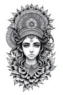 gemini, struggles, unbeatable, mandala sleeve tattoo tattoo design idea