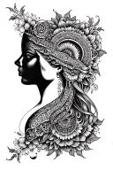 gemini, struggles, unbeatable, mandala sleeve tattoo tattoo design idea