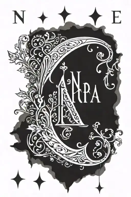 nora inelvish fonts tattoo design idea