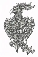 albanian eagle tattoo design idea