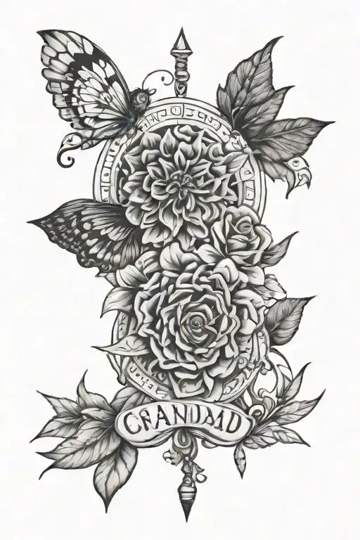 grandad darts meaningful tattoo tattoo design idea