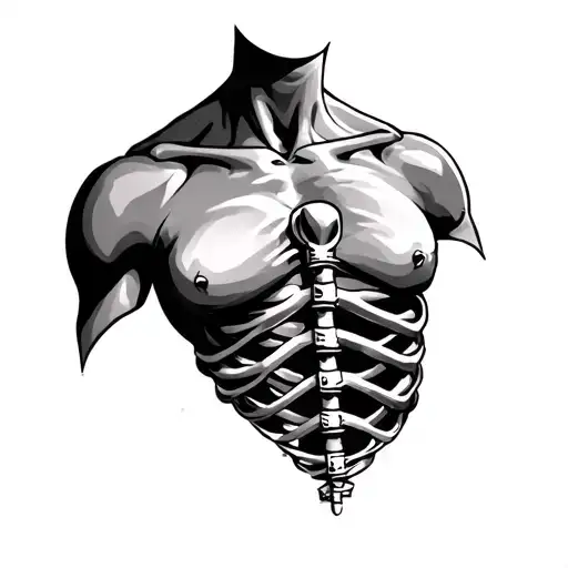 Top Surgery chest tattoo  tattoo design idea