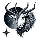 Taurus Capricorn and Libra constellation tattoo design idea