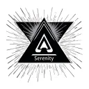 "Serenity " AA Triangle LOGO tattoo design idea