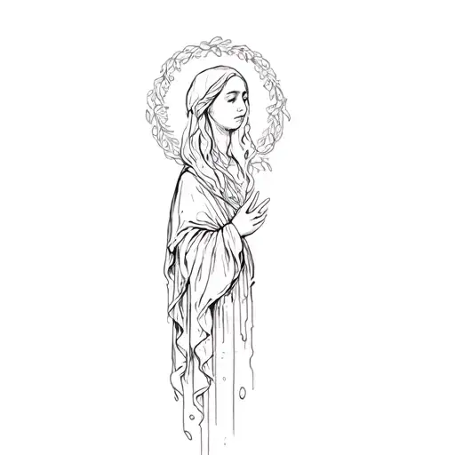 Blessed are those who mourn, for they will be comforted tattoo design idea