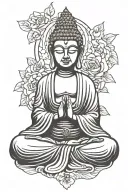 budha tattoo design idea