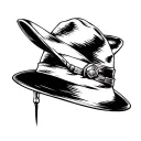 luffy's hat tattoo design idea
