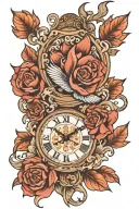 slow down, but hurry up tattoo design idea