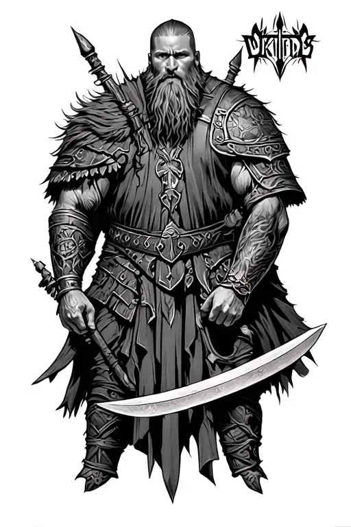 A leg sleeve of ragnar lothbrok, bijorn ironside, ivar the boneless  tattoo design idea