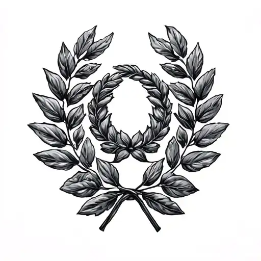 Laurel Wreath tattoo design idea