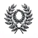 Laurel Wreath tattoo design idea