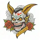 psycho killer tattoo design idea