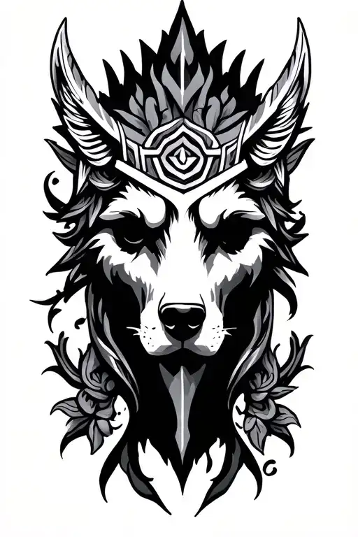 Nordic style tattoo design tattoo design idea
