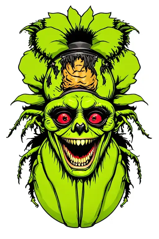 Beetlejuice tattoo design idea