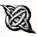 Witches Knot tattoo design idea