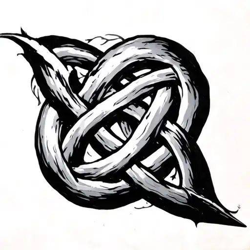 Witches Knot tattoo design idea
