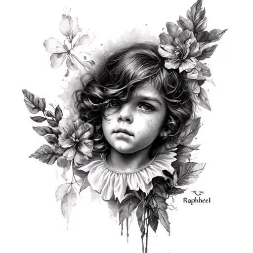 Raphaël, Andréa, Gabriel tattoo design idea