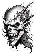 Dark Evil tattoo design idea