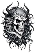 Dark Evil tattoo design idea