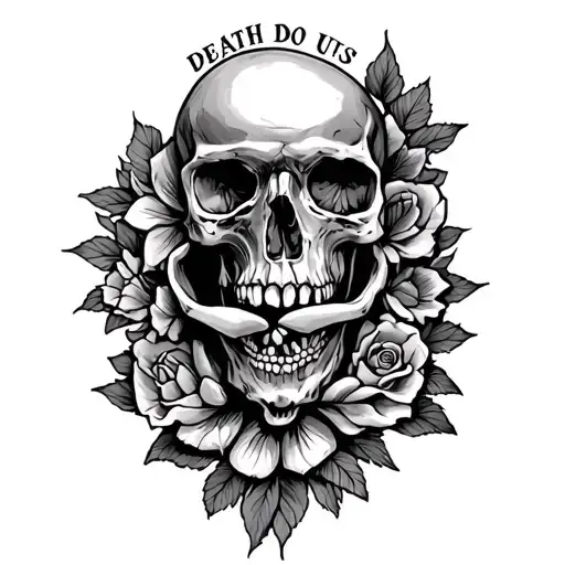 Till Death Do Us Part tattoo design idea