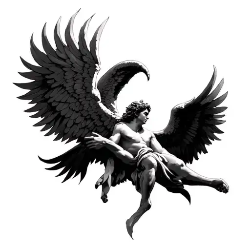 arch angel michael tattoo design idea