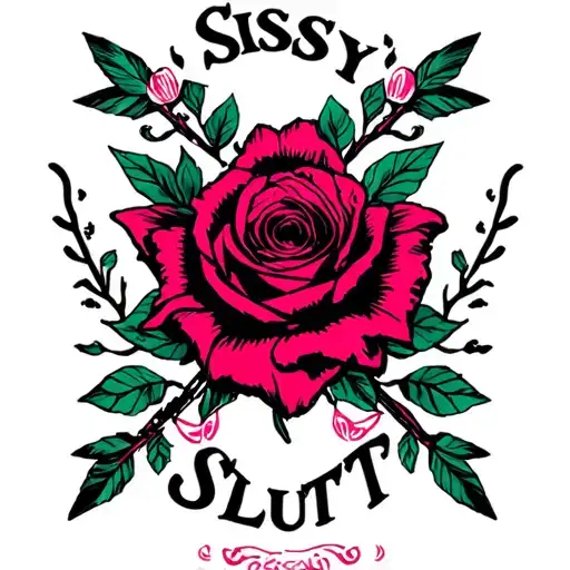 "Sissy Slut" Slut tattoo design idea