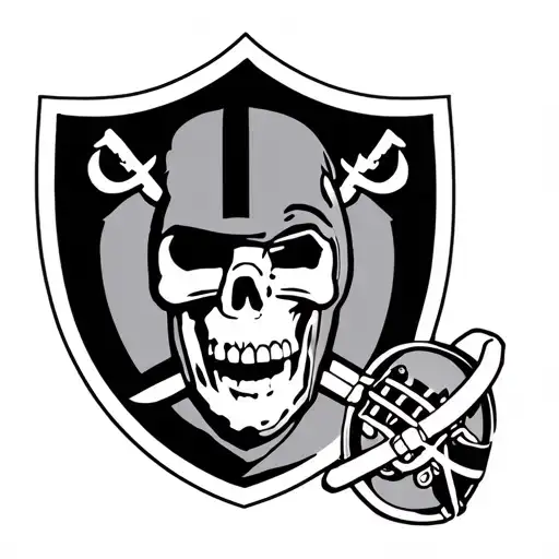 Raiders logo tattoo design idea