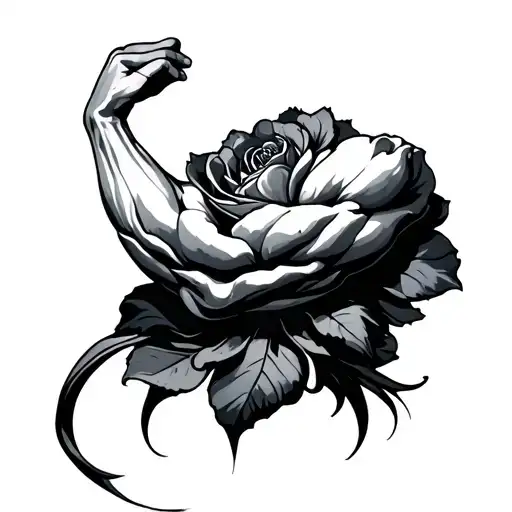 Bicep tattoo design idea