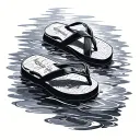 Flip Flop tattoo design idea