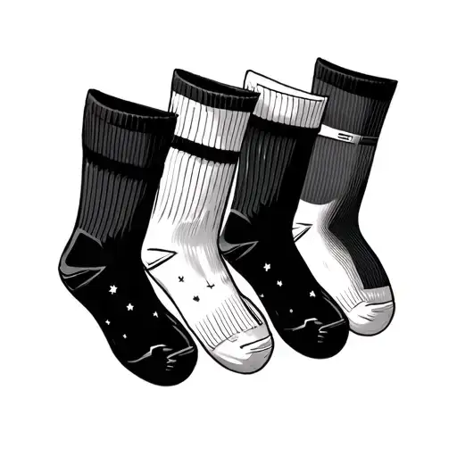 tattoos of socks tattoo design idea