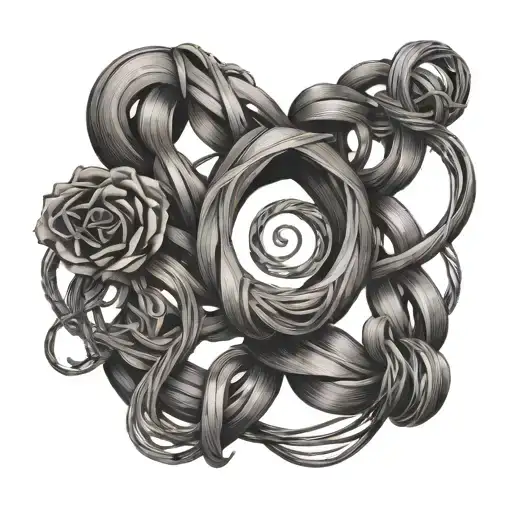 String of Fate tattoo design idea