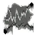 a crashing stock market graph transformed into a heartbeat line tattoo design idea