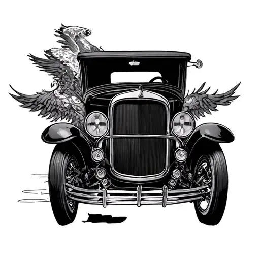 pontiac boneville tattoo design idea