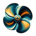Boat Propeller tattoo design idea