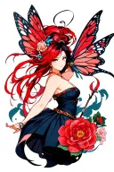 erza scarlet fairy tail tattoo design idea