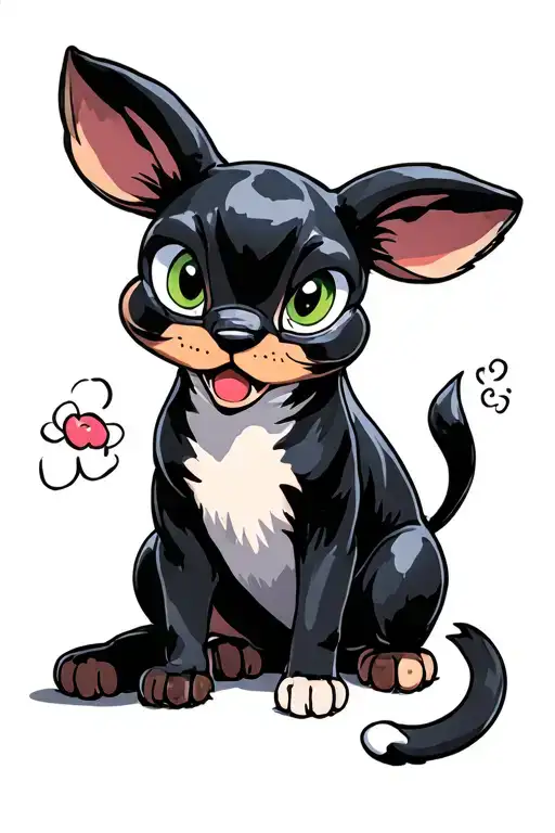 90s cartoons tattoo design idea