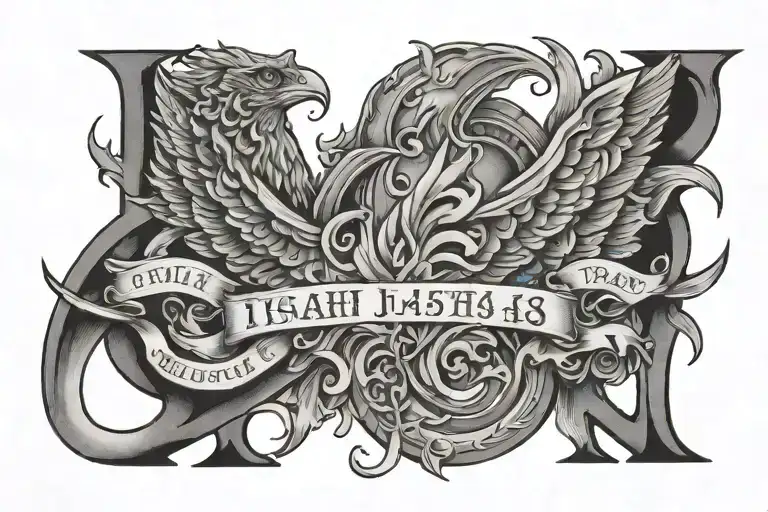 Isaiah 43:2 tattoo design idea