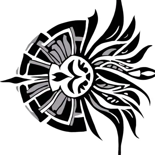 chichimeca tribal tattoo tattoo design idea