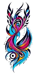 tribal tattoo design idea