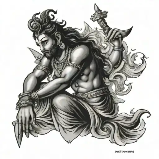 ॐ Tatpurushaya विद्महे Mahadevaya धीमहि; May Rudra pray for us. tattoo design idea