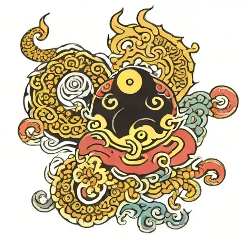 Tibetan Traditional tattoo design tattoo design idea