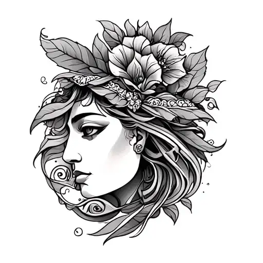 A tattoo design that embodies your theme of wealth, positivity, and self-empowerment could be a unique blend of symbolis tattoo design idea