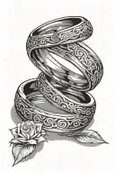 wedding rings computer apartment 24 digit tattoo design idea