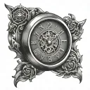 Alarm Clock tattoo design idea