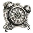 Alarm Clock tattoo design idea