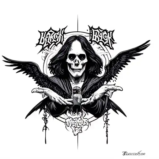 Black Sabbath tattoo design idea