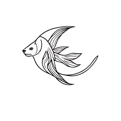 Pisces Leo tattoo design idea