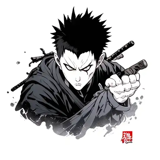 Sataro Gojo Saturu from jujutsu Kaisen tattoo design idea